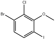 1-Bromo-2-chloro-4-iodo-3-methoxybenzene Structure