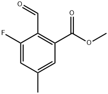 Methyl 3-fluoro-2-formyl-5-methylbenzoate Structure