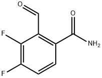 3,4-difluoro-2-formylbenzamide Structure