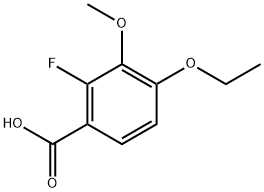 4-Ethoxy-2-fluoro-3-methoxybenzoic acid 구조식 이미지