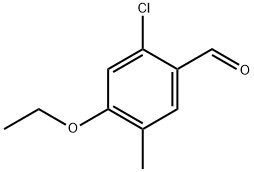 2-Chloro-4-ethoxy-5-methylbenzaldehyde Structure