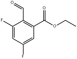 ethyl 3,5-difluoro-2-formylbenzoate Structure
