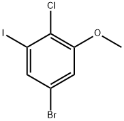 5-Bromo-2-chloro-1-iodo-3-methoxybenzene Structure