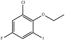 1-chloro-2-ethoxy-5-fluoro-3-iodobenzene Structure