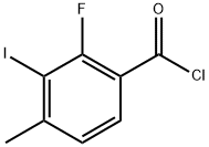 2-fluoro-3-iodo-4-methylbenzoyl chloride 구조식 이미지