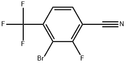 3-Bromo-2-fluoro-4-(trifluoromethyl)benzonitrile Structure