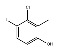 3-chloro-4-iodo-2-methylphenol Structure