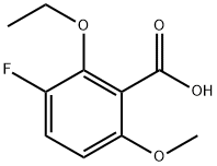 2-Ethoxy-3-fluoro-6-methoxybenzoic acid Structure