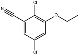 2,5-Dichloro-3-ethoxybenzonitrile Structure