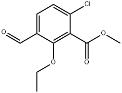 Methyl 6-chloro-2-ethoxy-3-formylbenzoate Structure