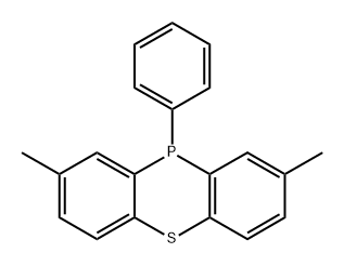 2,8-Dimethyl-10-phenyl-10H-phenothiaphosphine Structure