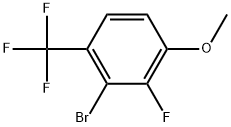 2-Bromo-3-fluoro-4-methoxy-1-(trifluoromethyl)benzene Structure