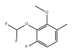2-(difluoromethoxy)-1-fluoro-3-methoxy-4-methylbenzene Structure