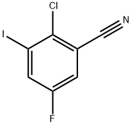 2-Chloro-5-fluoro-3-iodobenzonitrile Structure