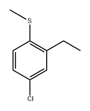 (4-chloro-2-ethylphenyl)(methyl)sulfane Structure