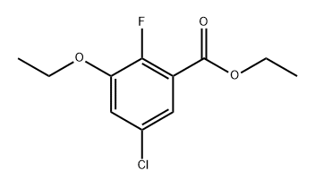 Ethyl 5-chloro-3-ethoxy-2-fluorobenzoate Structure