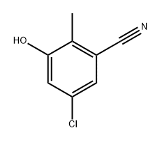 5-chloro-3-hydroxy-2-methylbenzonitrile Structure