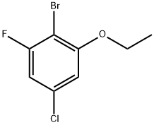 2-Bromo-5-chloro-1-ethoxy-3-fluorobenzene Structure