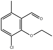 3-chloro-2-ethoxy-6-methylbenzaldehyde Structure