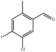 5-Chloro-4-iodo-2-methylbenzaldehyde Structure