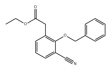 ethyl 2-(2-(benzyloxy)-3-cyanophenyl)acetate Structure