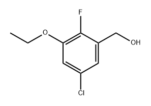 (5-Chloro-3-ethoxy-2-fluorophenyl)methanol Structure