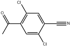 4-Acetyl-2,5-dichlorobenzonitrile Structure