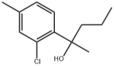 2-Chloro-α,4-dimethyl-α-propylbenzenemethanol Structure