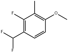 1-(Difluoromethyl)-2-fluoro-4-methoxy-3-methylbenzene Structure