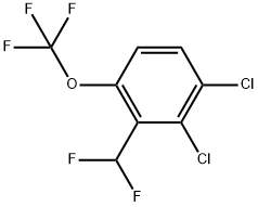 1,2-Dichloro-3-(difluoromethyl)-4-(trifluoromethoxy)benzene Structure