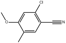 2-Chloro-4-methoxy-5-methylbenzonitrile Structure