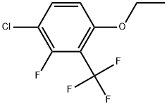 1-Chloro-4-ethoxy-2-fluoro-3-(trifluoromethyl)benzene Structure