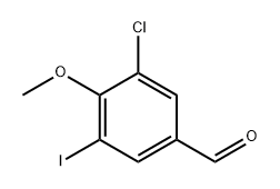 3-Chloro-5-iodo-4-methoxybenzaldehyde Structure