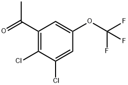 1-[2,3-Dichloro-5-(trifluoromethoxy)phenyl]ethanone Structure