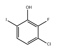 3-Chloro-2-fluoro-6-iodophenol Structure