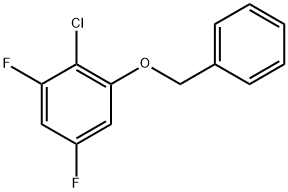 1-(benzyloxy)-2-chloro-3,5-difluorobenzene Structure