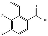 3,4-Dichloro-2-formylbenzoic acid Structure