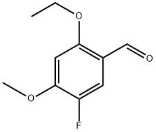 2-Ethoxy-5-fluoro-4-methoxybenzaldehyde Structure