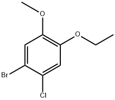 1-Bromo-2-chloro-4-ethoxy-5-methoxybenzene Structure