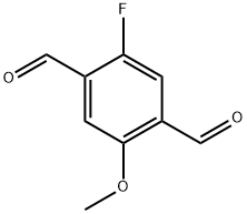 2-Fluoro-5-methoxyterephthalaldehyde Structure