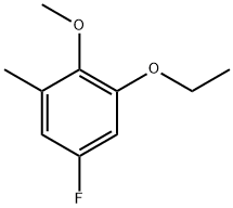 1-Ethoxy-5-fluoro-2-methoxy-3-methylbenzene Structure