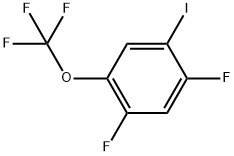 1,5-Difluoro-2-iodo-4-(trifluoromethoxy)benzene Structure