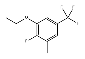 1-Ethoxy-2-fluoro-3-methyl-5-(trifluoromethyl)benzene Structure