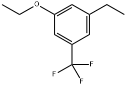 1-ethoxy-3-ethyl-5-(trifluoromethyl)benzene Structure