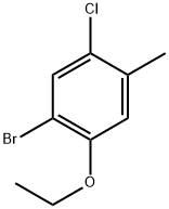 1-bromo-5-chloro-2-ethoxy-4-methylbenzene 구조식 이미지