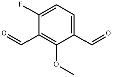 4-Fluoro-2-methoxyisophthalaldehyde Structure