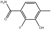 2-Fluoro-3-hydroxy-4-methylbenzamide Structure