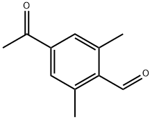 4-Acetyl-2,6-dimethylbenzaldehyde 구조식 이미지