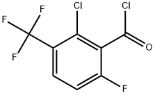 2-Chloro-6-fluoro-3-(trifluoromethyl)benzoyl chloride Structure