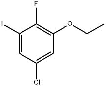 5-Chloro-1-ethoxy-2-fluoro-3-iodobenzene Structure